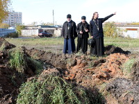 Топографическое исследование церковного кладбища