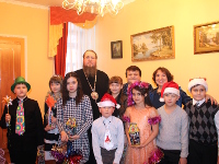 Рождественский концерт в школе в честь прп. Сергия Радонежского 
